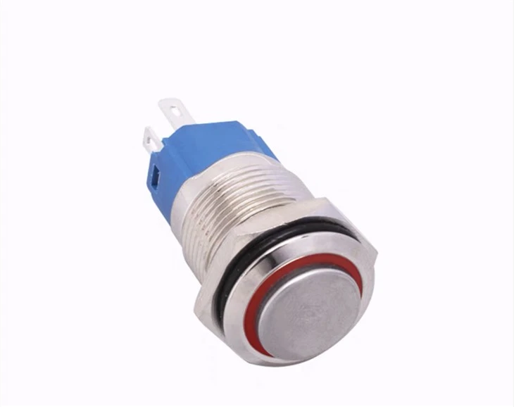 16MM High Head latching push button switch