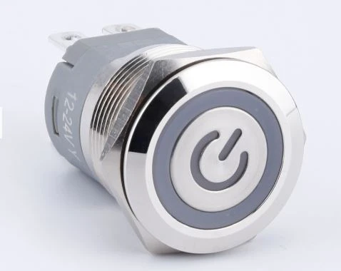 22mm On And Off Switch Brass Stainless Steel Push Button