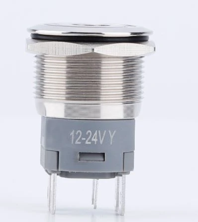22mm On And Off Switch Brass Stainless Steel Switch